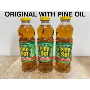 Pine Sol Original Formula Pine Oil  Multi Surface Cleaner 24 fl oz New Lot Of 3